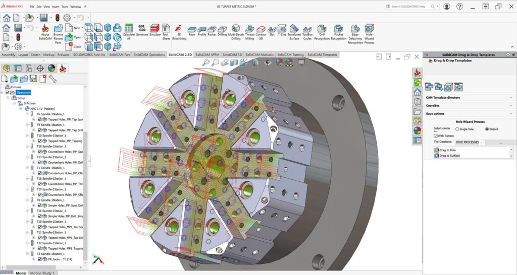 AFRM gia công hốc nhiều chi tiết