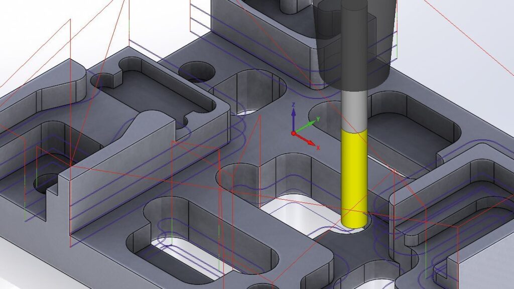 Gia công SolidCAM 2.5D với nhiều máy CNC