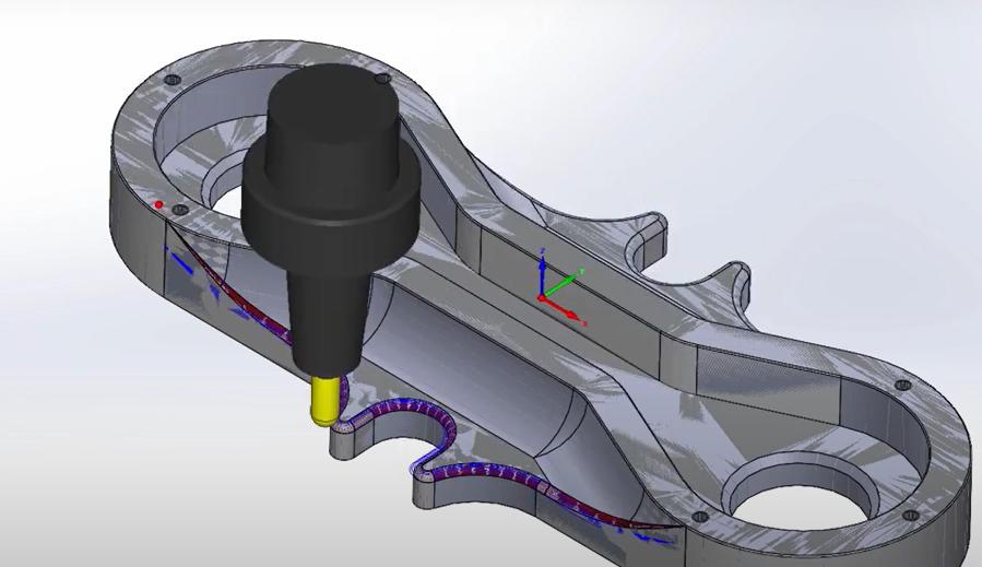 HSS SolidCAM kiểm soát đường chạy dao hiệu quả